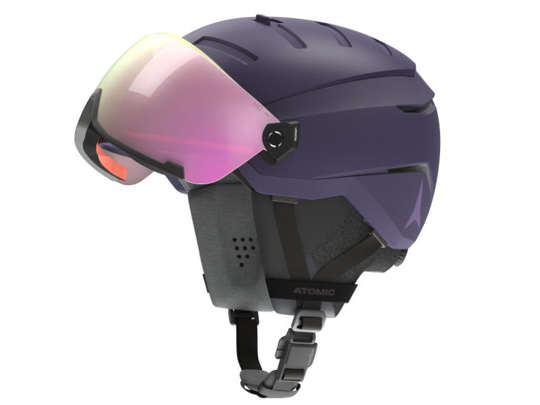 Kask z przyłbicą szybą Atomic Savor GT Amid Visor HD Purple 2024
