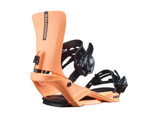 Wiązania Salomon snowboardowe Rhythm Neon Orange 2023